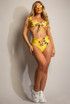 Floral High Leg Bikini Set - 4 Colours