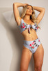 Floral High Leg Bikini Set - 4 Colours