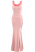 Petals Trim Leg Slit Maxi Dress - 2 Colours