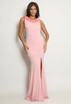 Petals Trim Leg Slit Maxi Dress - 2 Colours