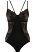 Lace Intricate Double Strap Bodysuit - 2 Colours