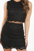 Floral Lace Top & Skirt Co-Ord - 2 Colours