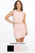 Floral Lace Top & Skirt Co-Ord - 2 Colours