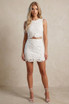 Crochet Cut Out Mini Dress