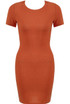 Ribbed Short Sleeves Midi Dress - 3 Colours