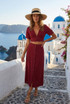Button Up Crop Top & Maxi Skirt Co-Ord - 5 Colours