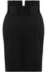 Pleated Overlay Belt Up Skirt - 4 Colours