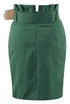 Pleated Overlay Belt Up Skirt - 4 Colours