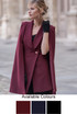 Longline Cape Blazer - 3 Colours