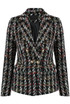 Knitted Check Double Breast Blazer - 3 Colours