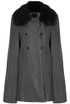 Fur Collar Wool Cape Overcoat - 3 Colours