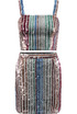 Sequin Multicolour Stripes Top & Skirt Co-Ord - 2 Colours