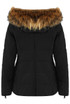 Fur Hood Padded Parka Jacket - 3 Colours