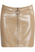 Vinyl Zip Up Mini Skirt - 3 Colours