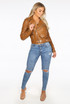 Faux Leather Biker Jacket