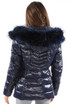 Shiny Faux Fur Hood Puffer Jacket - 4 Colours