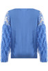 Lace Mohair Sleeves Knitted Jumper - Mixed Colour Pack