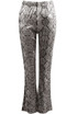 Snake Print Velvet Bell Bottom Pants - 2 Colours