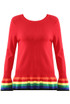 Rainbow Hemline Jumpers - Mixed Colour Pack