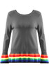 Rainbow Hemline Jumpers - Mixed Colour Pack