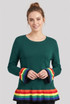 Rainbow Hemline Jumpers - Mixed Colour Pack