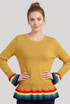Rainbow Hemline Jumpers - Mixed Colour Pack