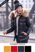 Shiny Fur Hood Puffer Jacket - 4 Colours