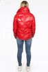 Shiny Funnel Neck Puffer Jacket - 2 Colours