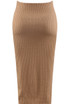 Ribbed Leg Slit Maxi Skirts - 3 Colours