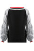 Deep V Neck Stripes Sleeves Jumper - 3 Colours