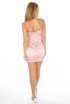 Satin Mini Dress with Diamante Straps - 6 Colours