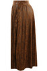 Snake Print Pleated Maxi Skirt - 2 Colours