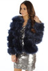 Layered Shaggy Faux Fur Coat