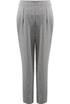 Glen Plaid Pleated Tapered Trousers - 2 Colours