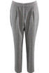 Glen Plaid Pleated Tapered Trousers - 2 Colours