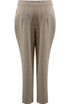 Glen Plaid Pleated Tapered Trousers - 2 Colours