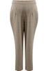 Glen Plaid Pleated Tapered Trousers - 2 Colours