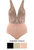 Sequin Plunge Neck Bodysuit - 3 Colours