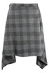 Glen Plaid Check Overlap Napkin Skirt