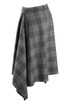 Glen Plaid Check Overlap Napkin Skirt