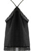 Lurex Lace Trim Crossover Straps Cami - 3 Colours