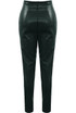 Scallop High Rise Faux Leather Pants - 3 Colours