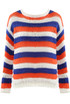 Horizontal Knitted Stripes Jumper