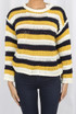 Horizontal Knitted Stripes Jumper