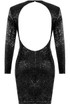 Sequin Open Back Ruched Dress - 4 Colours