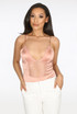 Satin Lace Mesh Bodysuit - 3 Colours