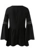 Embroidered Bell Sleeve Swing Tunic -2 Colours