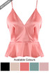Satin Frill Hem Cami