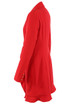 Frill Hem Longline Double Breasted Dress 