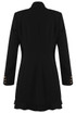 Frill Hem Longline Double Breasted Dress 